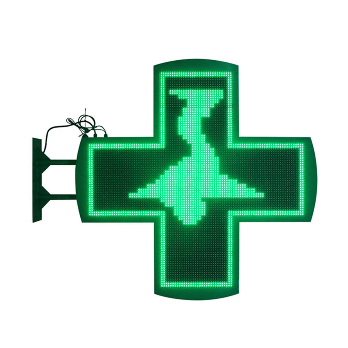100*100cm LED Cross with Great Price Farmacia Shop Pharmacy LED Screen LED Pharmacy Cross Sign Decoration