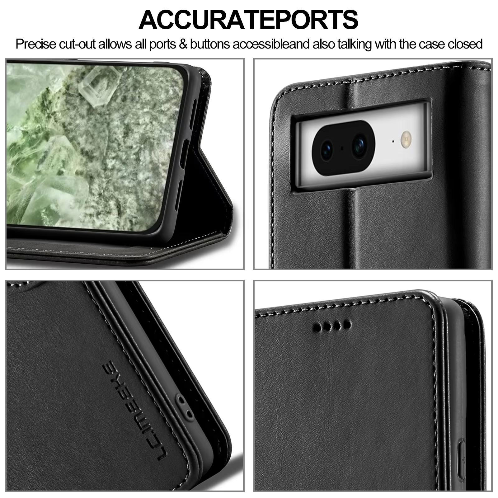 Business Leather Case for Google Pixel 11 10 9 Pro XL 9A 8A 8 7 6 Pro 7A Pixel 9Pro 10Pro Flip Wallet Card Holder Phone Cover