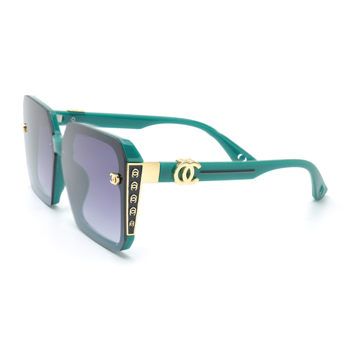 New Fashionable Sunglasses for Women with Large Frame and Slim Appearance, High End Sensation Glasses