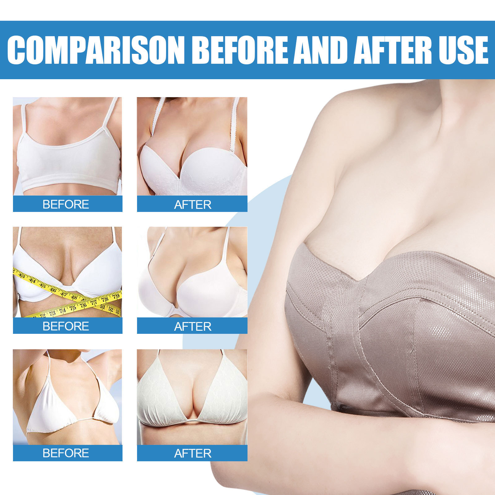 Natural Breast Enlargement Serum Chest Lift Firm Enhancer Care Oil Butt Breast Plump Growth Massage Boobs Bigger Sexy Body Care