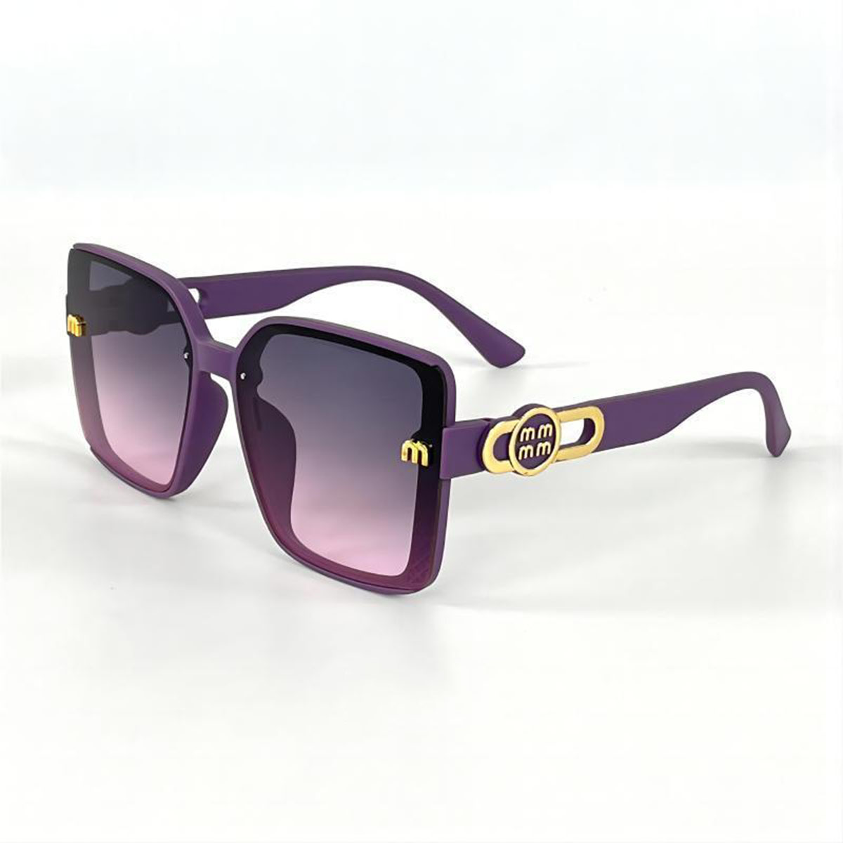 New Fashionable Sunglasses with High-end Feel, Large Frame, Light Luxury Sunglasses for Women, Sunscreen Glasses Frame