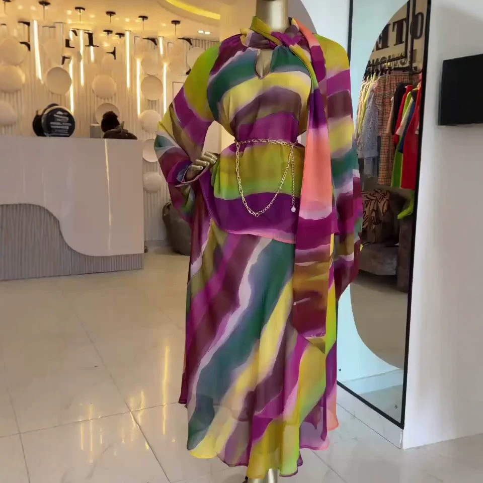 Free delivery of high-quality 2026 new summer women's clothing hot selling slim fit shirt half skirt two-piece set