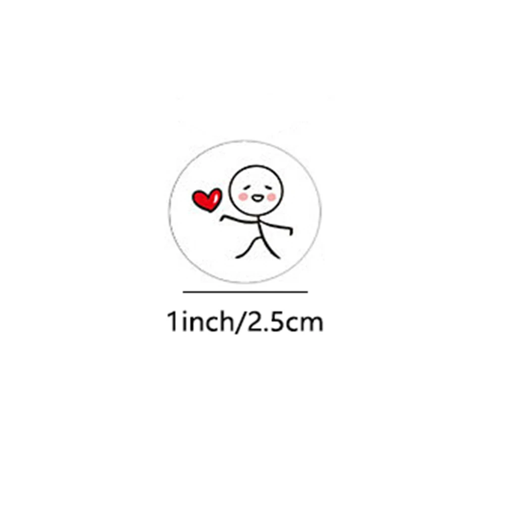 500pcs Love Labels for Wedding Holiday Gift Decoration Envelope Sealing Stickers Scrapbooking