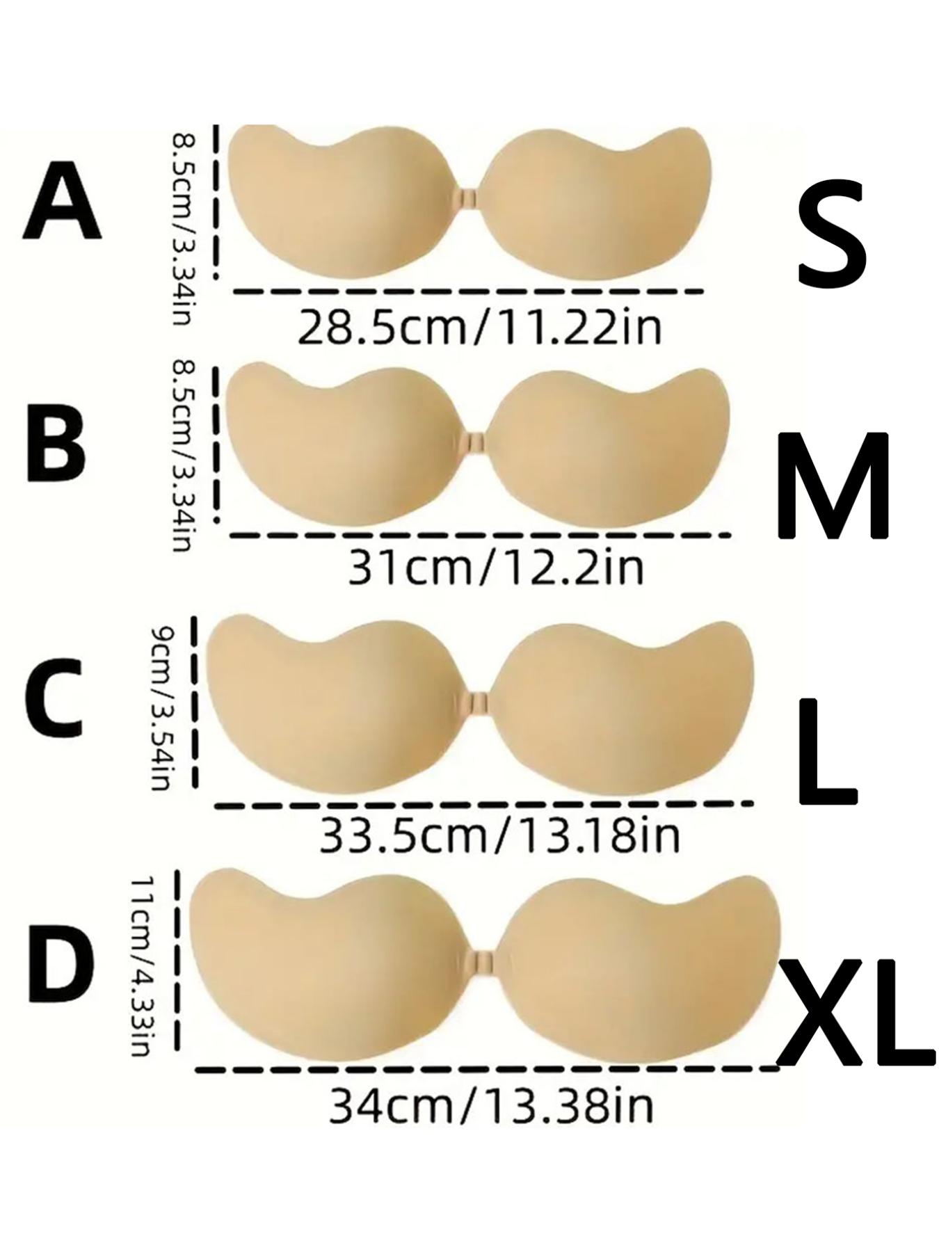 2-piece set of apricot mango cup chest stickers, gathered and supported, small chest highlights, invisible bra
