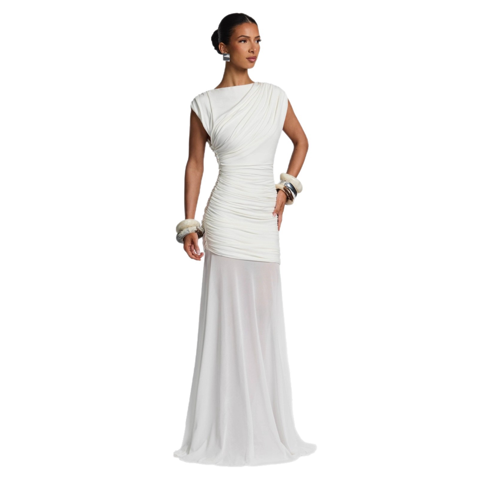 Free delivery of high-quality 2026 new summer women's clothing hot selling, waist slimming, hip hugging long skirt