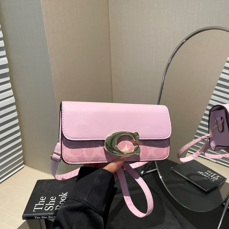 Shoulder bag, women's new fashionable printed small square bag, crossbody bag, handbag