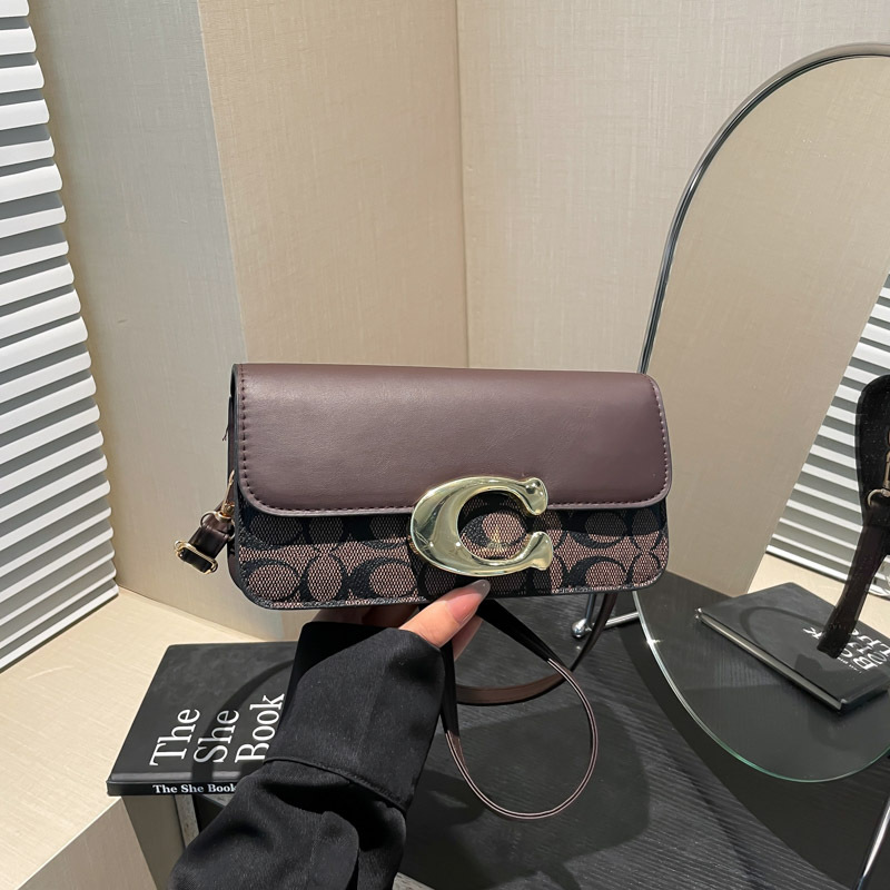 Shoulder bag, women's new fashionable printed small square bag, crossbody bag, handbag