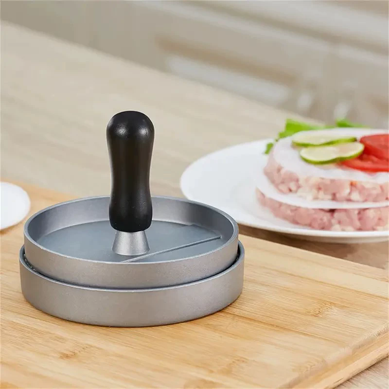 Round Hamburger Burger Press Beef Grill Food-Grade ABS Hamburger Helper Meat Press Cutlets Patty Maker Mold Kitchen Gadgets