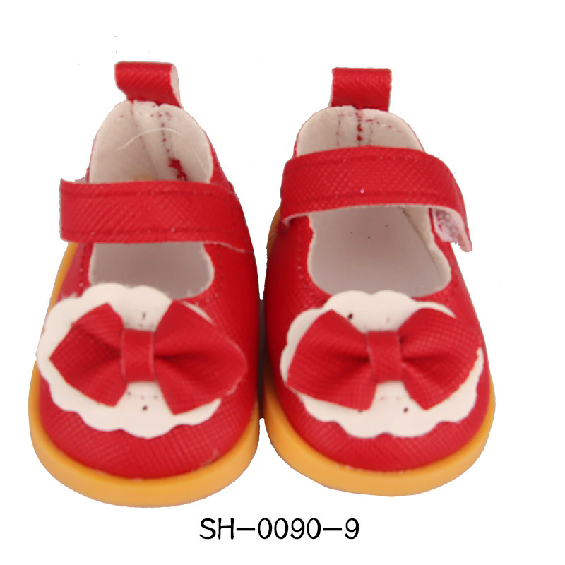 5cm PU Leather Doll Shoes Rabbit Bow,Flower Shoes Sandal Sneakers Boots For 14inch American doll,EXO,Cotton Doll,Nancy,Dolls Toy