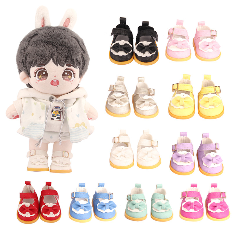 5cm PU Leather Doll Shoes Rabbit Bow,Flower Shoes Sandal Sneakers Boots For 14inch American doll,EXO,Cotton Doll,Nancy,Dolls Toy
