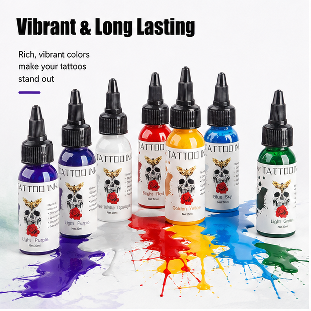 Tattoo Color 30ML Special Tattoo Ink Permanent Coloring Basic Practice Paint Tattoo Consumables