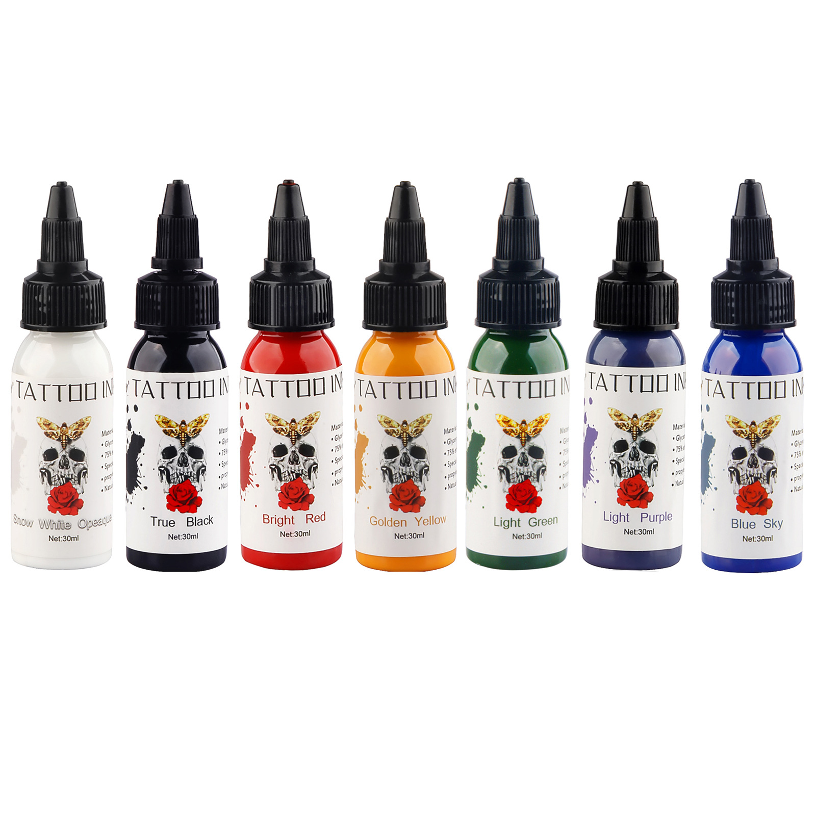 Tattoo Color 30ML Special Tattoo Ink Permanent Coloring Basic Practice Paint Tattoo Consumables