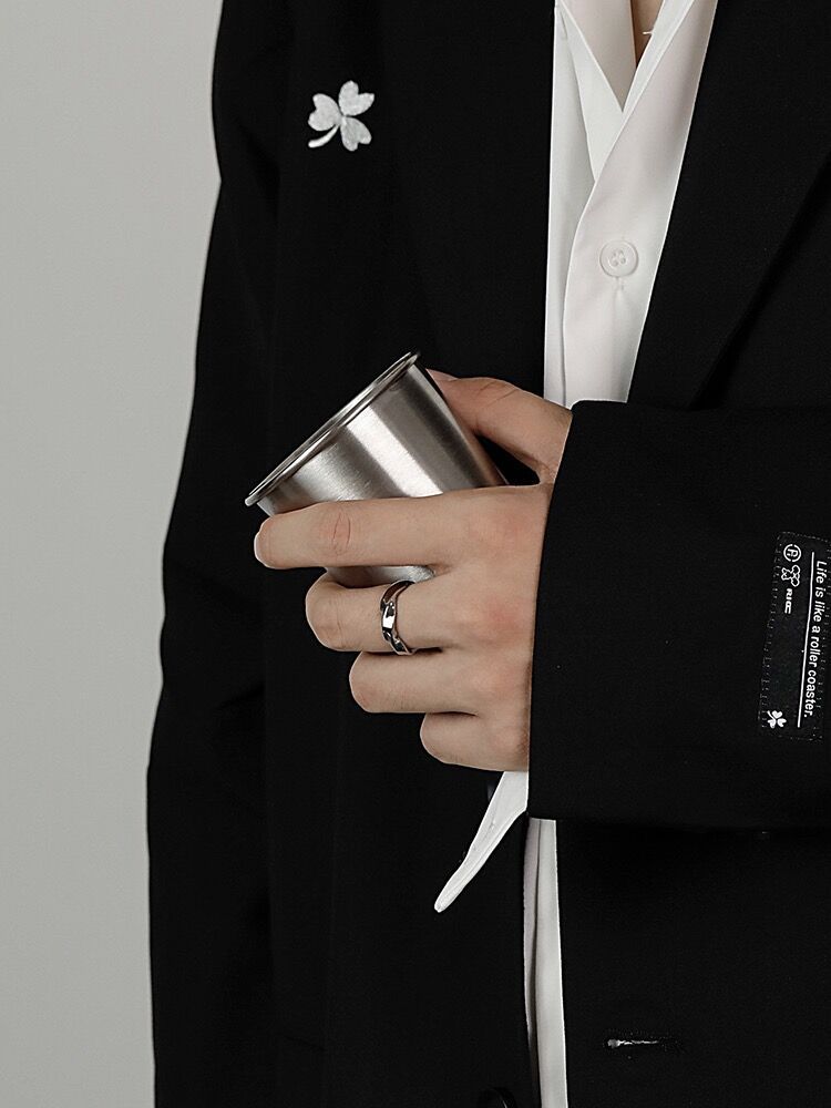 New M ö bius Ring Men's Ring Personalized Cold Style Simple Classic Fashion Versatile Casual Ring Trendy Jewelry