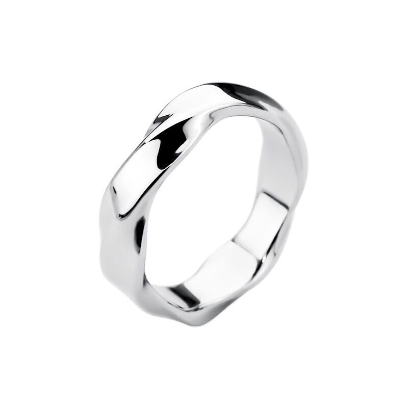 New M ö bius Ring Men's Ring Personalized Cold Style Simple Classic Fashion Versatile Casual Ring Trendy Jewelry