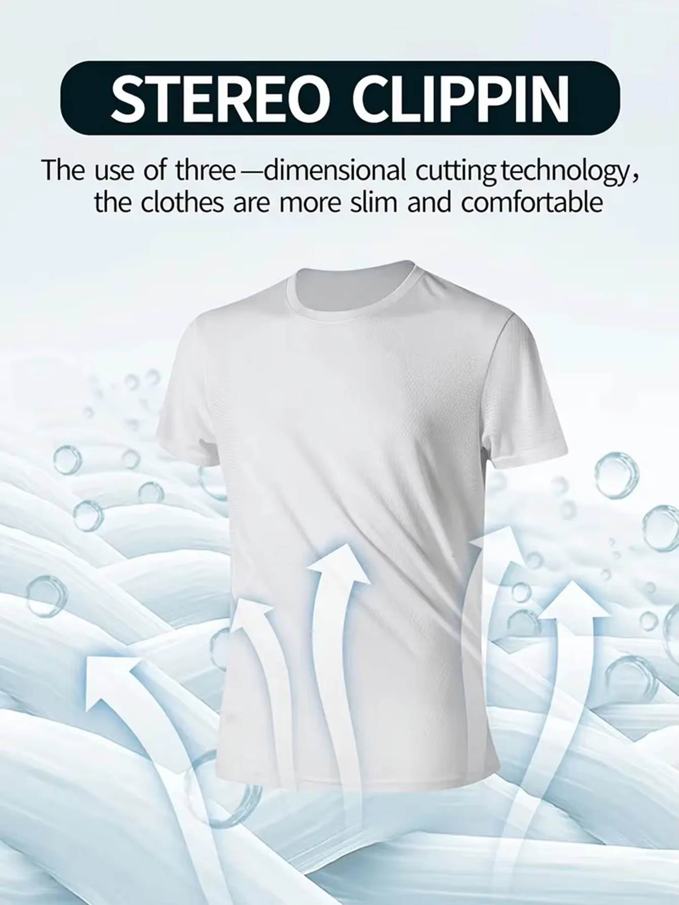 Round Neck T-Shirt 4-Pack White Ultra-Light Men's Quick-Drying Breathable Sweat-Absorbent Shirt Suitable for Fitness Gym and Run