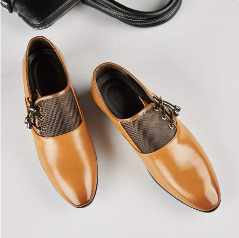 2026 men's fine leather business shoes lace-up shoes male shoes Oxford shoes big size 45 46 47 48