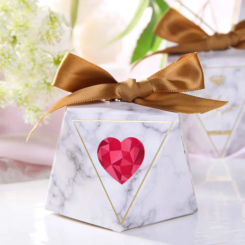 500pcs 1inch Red Heart Stickers for Valentine's Day Baking Packaging Sticker Envelope Seals Love Decorative Sticker