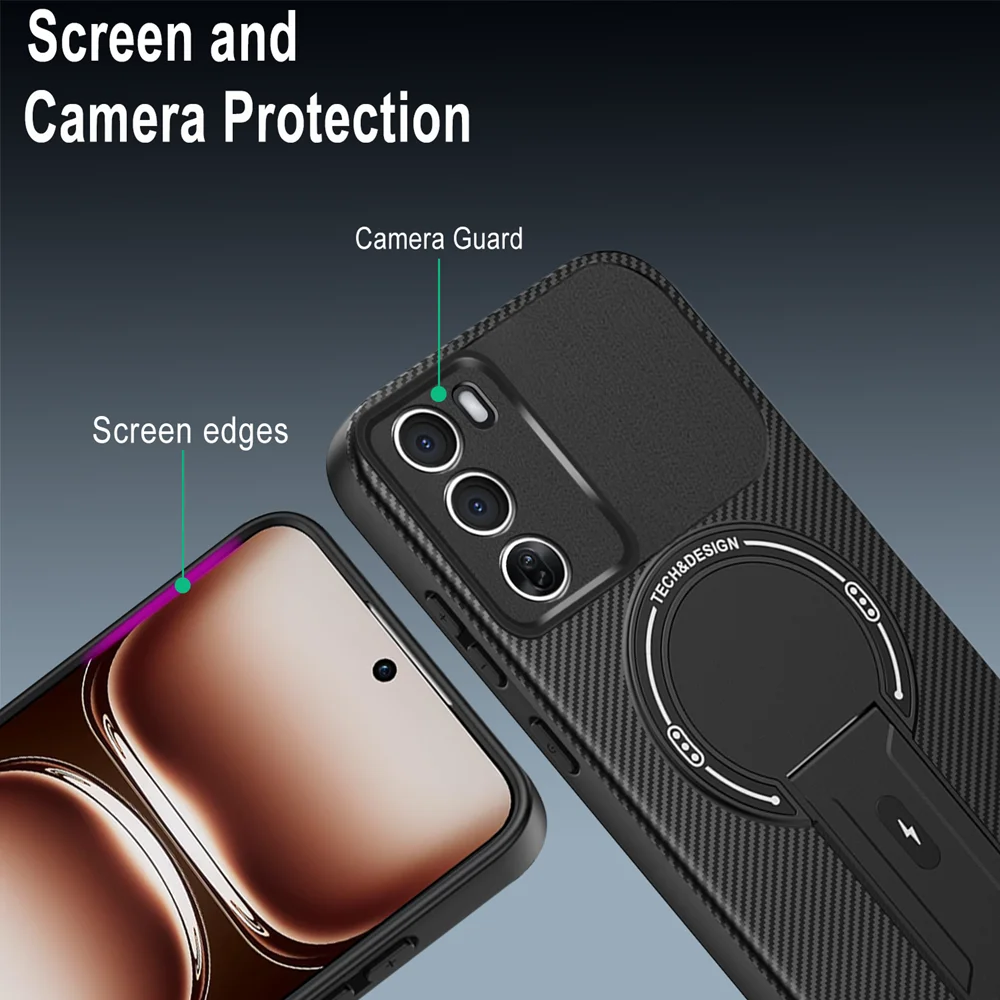 Magnetic For Magsafe Wireless Charge Case For OPPOA6 A6X Reno 14 15 14F 15F 15C Pro MAX 5G Camera Lens Protection Cover