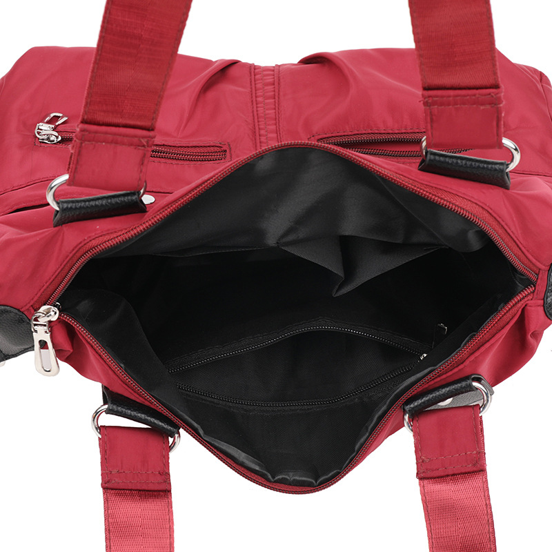 Fashionable and lightweight Oxford cloth crossbody bag version women's large capacity waterproof travel bag shoppingshoulder bag