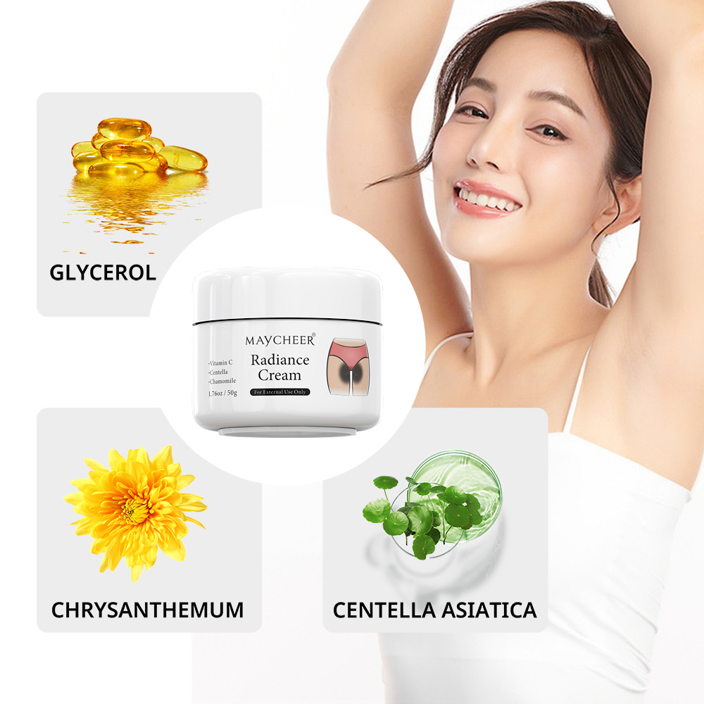 MAYCHEER Blackening Cream for Underarms Arms Knees and Inner Thighs Removing Blackness and Delicate Skin 50（g/ml）