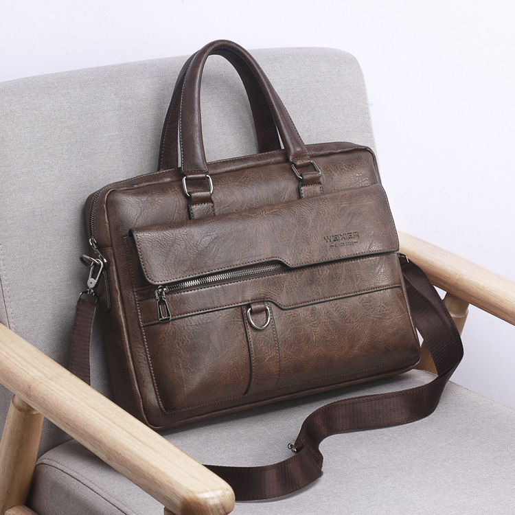 Men's bag handbag shoulder bag retro men's bag men's literary bag business computer bag men's crossbody bag briefcase