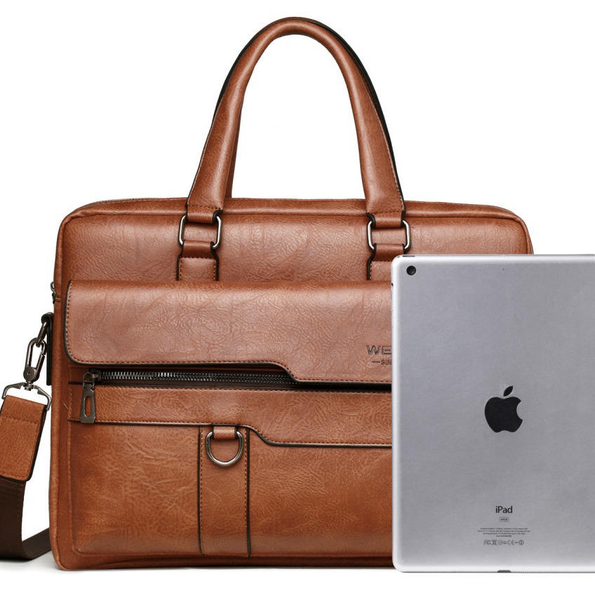 Men's bag handbag shoulder bag retro men's bag men's literary bag business computer bag men's crossbody bag briefcase
