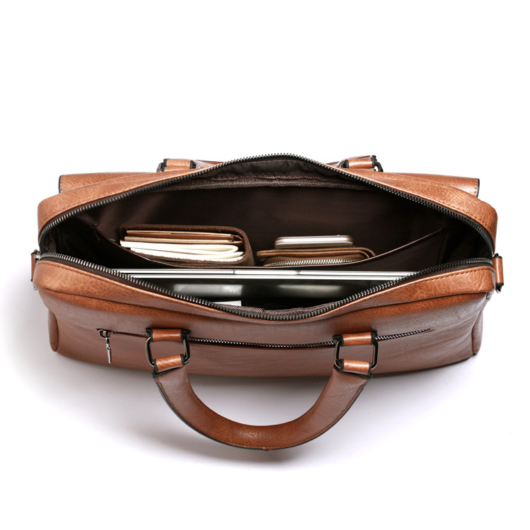 Men's bag handbag shoulder bag retro men's bag men's literary bag business computer bag men's crossbody bag briefcase