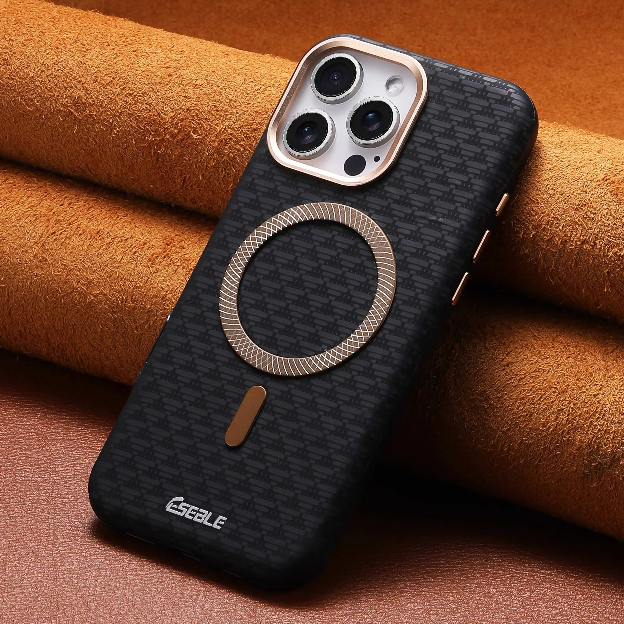 Luxury Leather MagSafe Case for iPhone 17-13 Pro Max | Wireless Charging