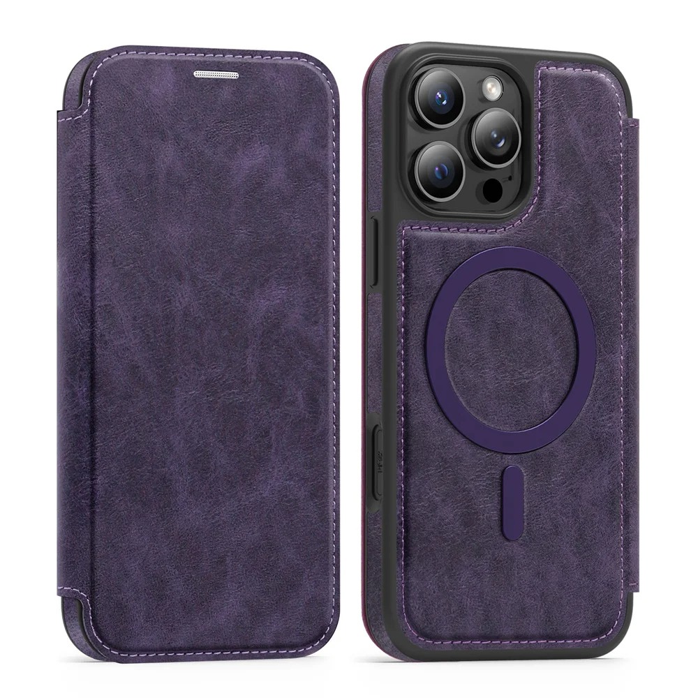 Premium iPhone Wallet Case with Magnetic Flip - Pro Max Series