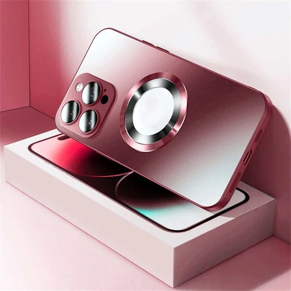 AG Frosted Glass Magnetic iPhone Case - MagSafe Compatible (iPhone 11-16 Pro Max)