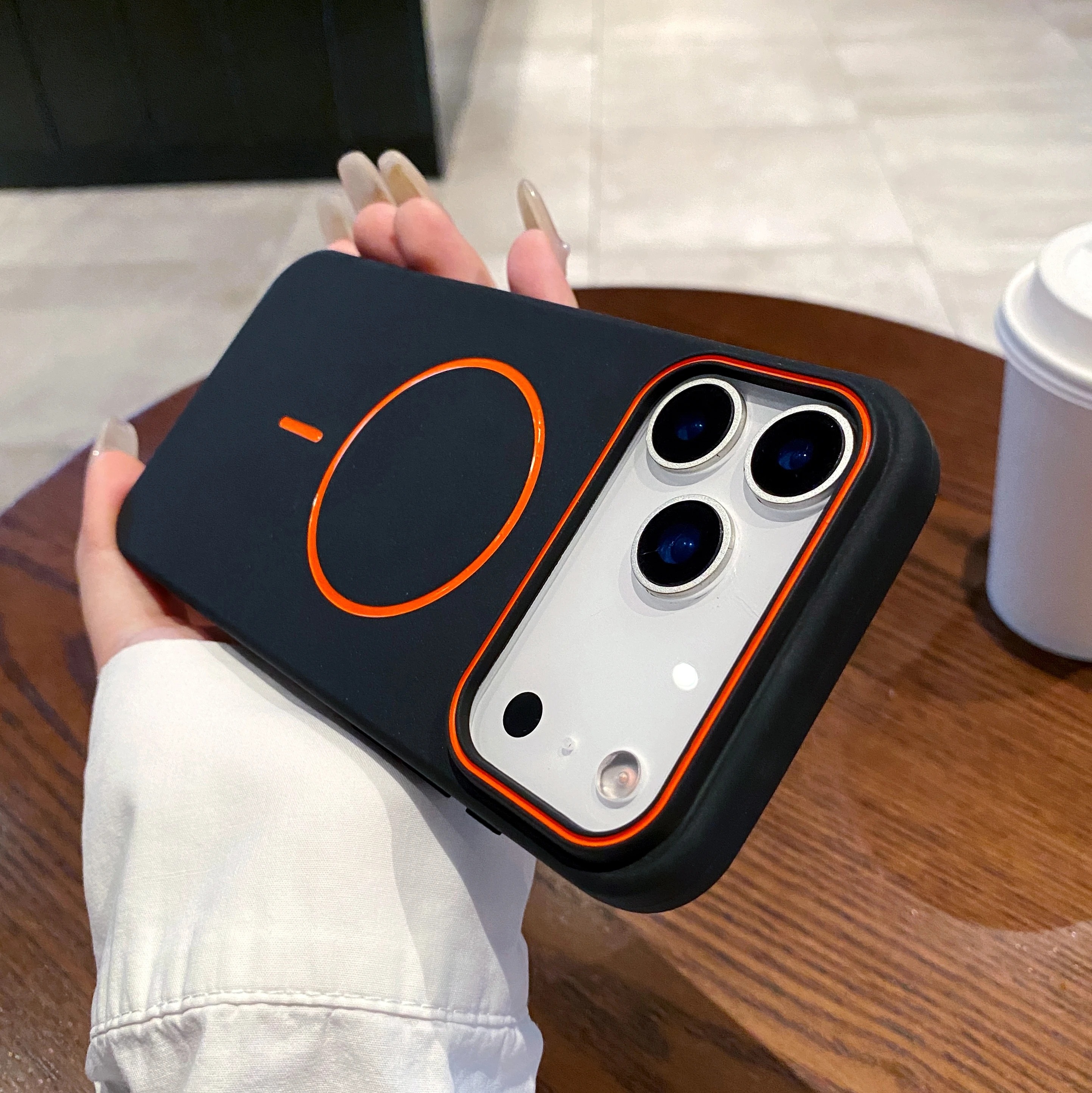 Magnetic iPhone Case - Ultra Thin Matte Cover for iPhone 11-17 Pro Max