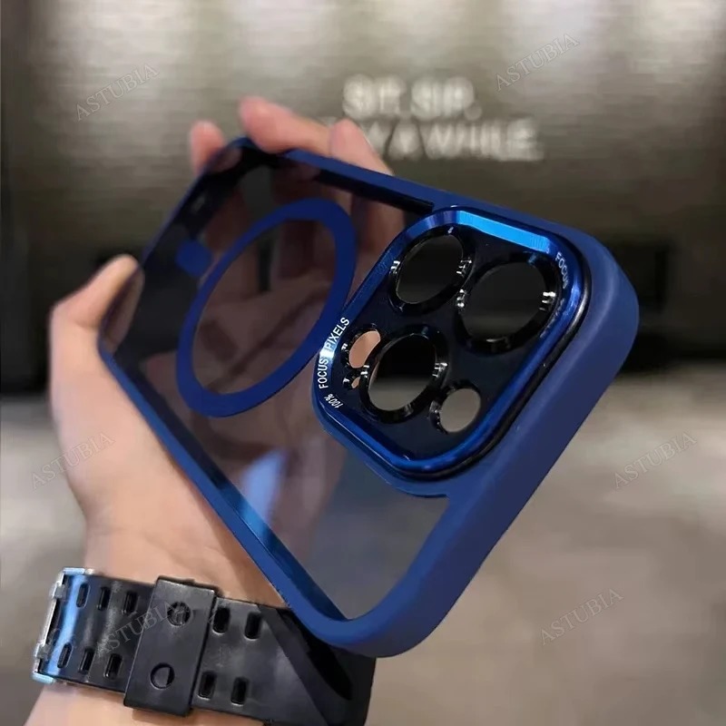 Luxury Magnetic iPhone Case - Metal Lens Protection for iPhone 17-11