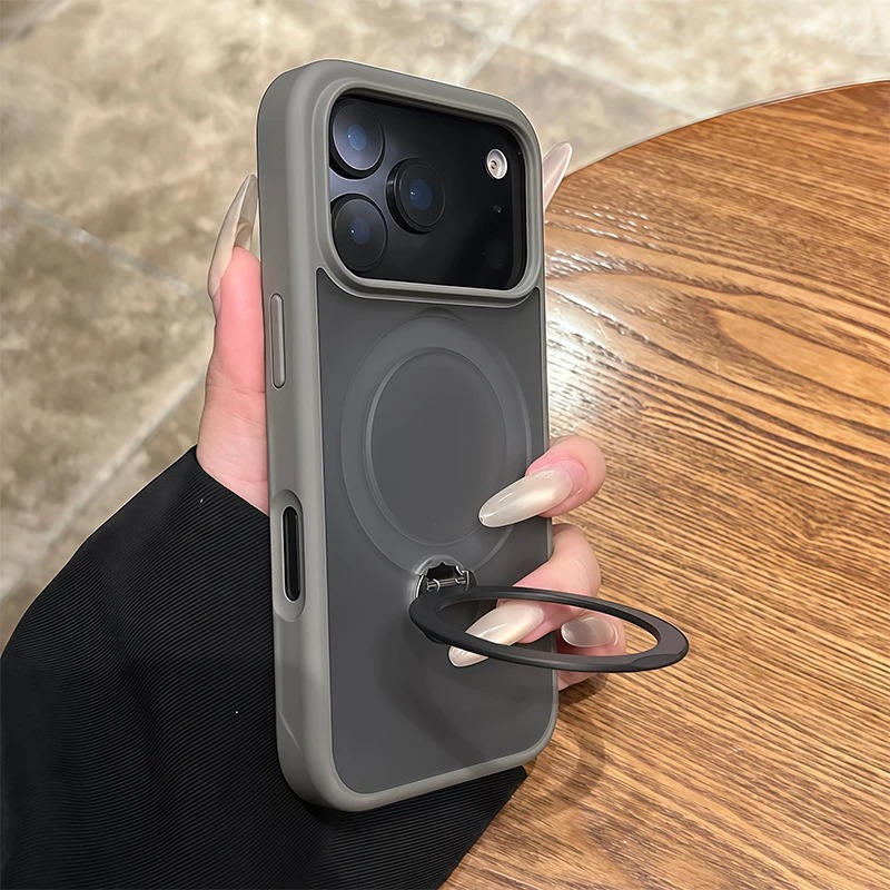 Magnetic Car Holder Phone Case for iPhone 17/16/15/14 Pro Max - Magsafe Ring