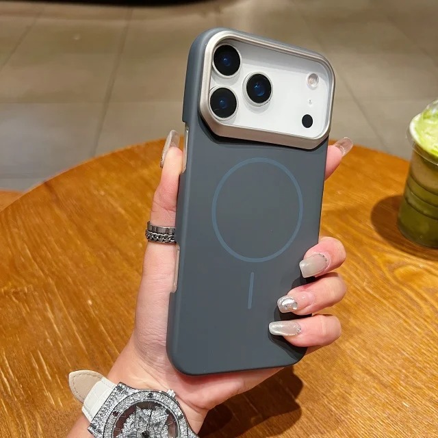Luxury Matte MagSafe iPhone Case, Magnetic PC Frame for iPhone 11/12/13/14/15/16 Plus & 17 Pro Max | Slim Protective Cover with Strong Magnetic Align