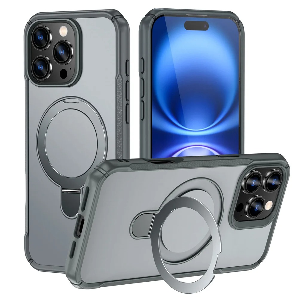MagSafe Wireless Charging Foldable Stand Case for iPhone 15/14/13/12 Pro Max