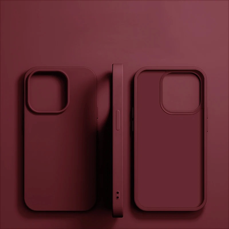 Premium Liquid Silicone Case for iPhone 11-16 Pro Max - Soft Touch