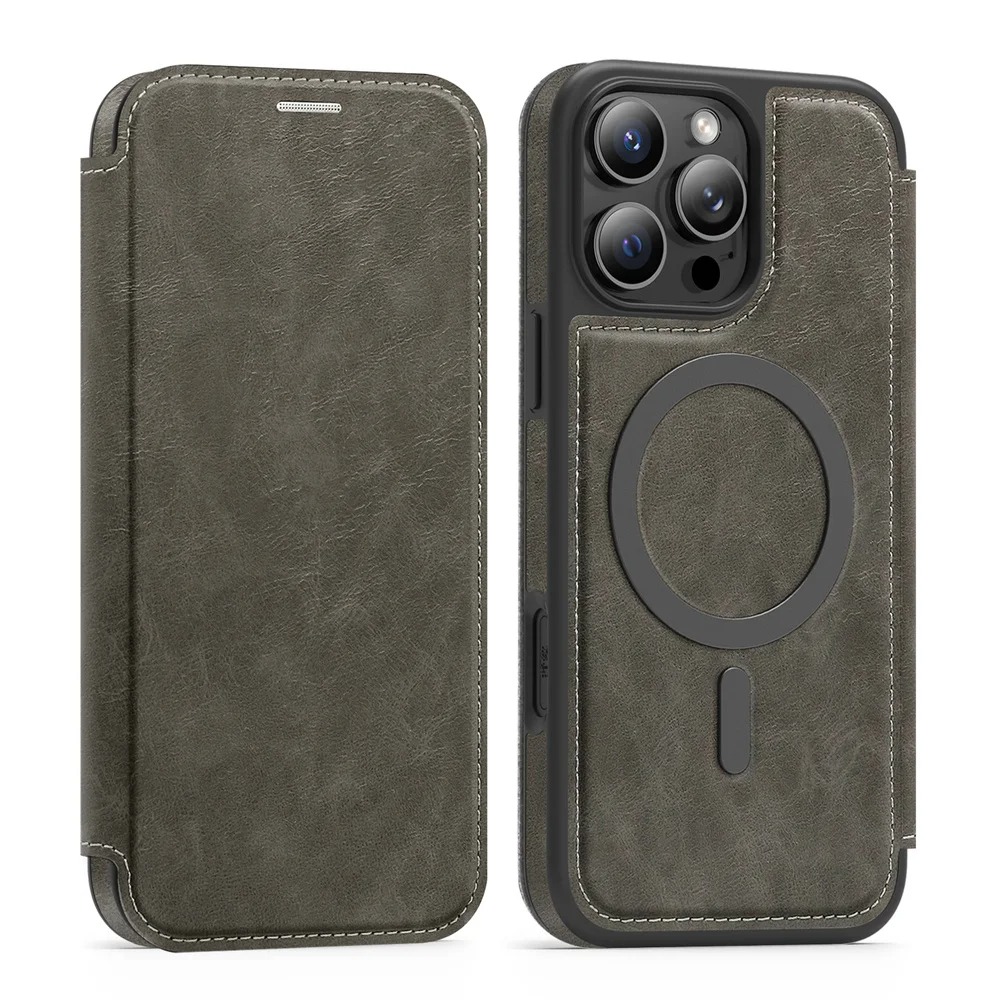 Premium iPhone Wallet Case with Magnetic Flip - Pro Max Series