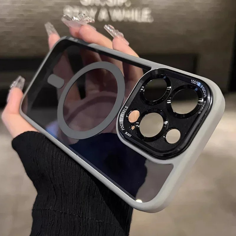 Luxury Magnetic iPhone Case - Metal Lens Protection for iPhone 17-11