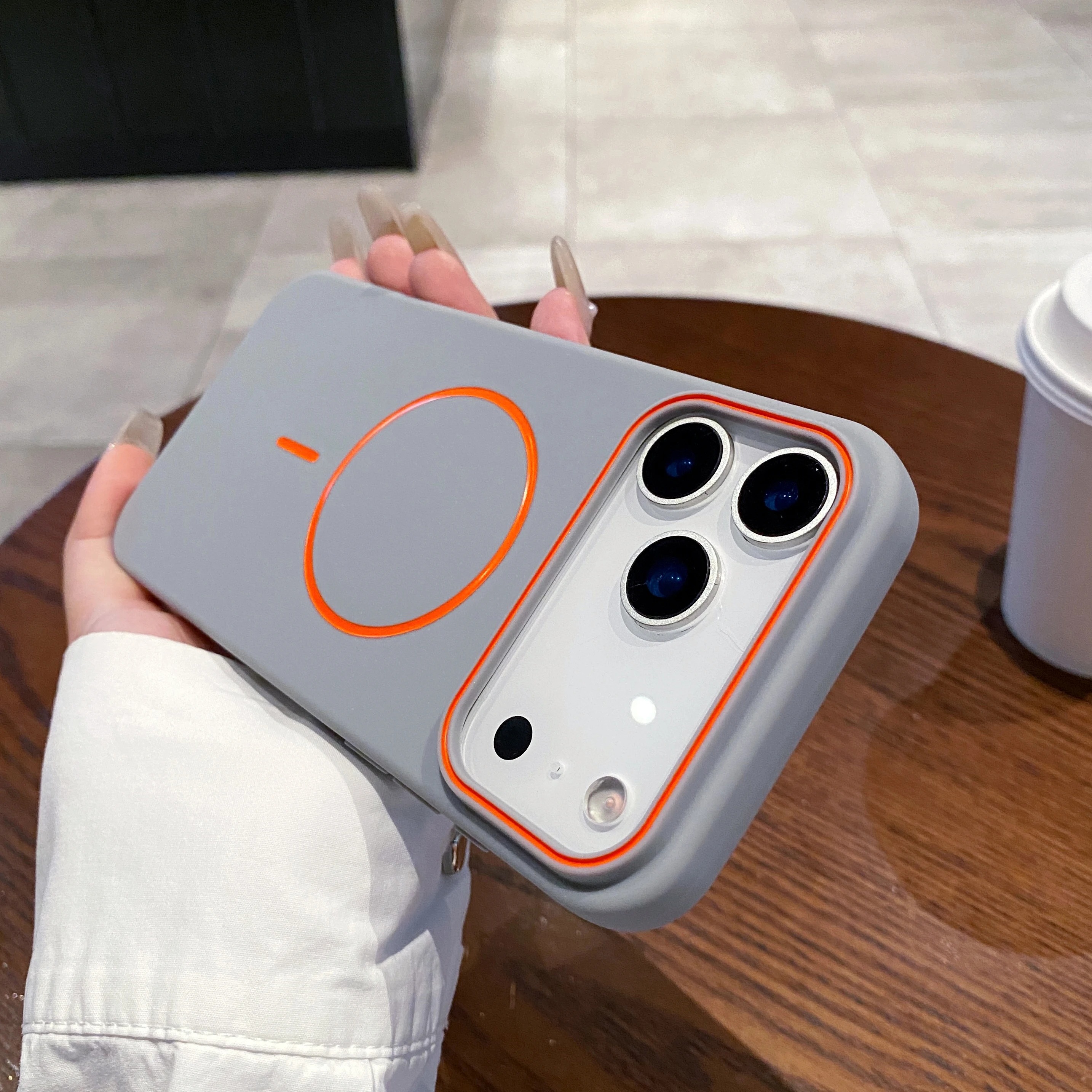 Magnetic iPhone Case - Ultra Thin Matte Cover for iPhone 11-17 Pro Max