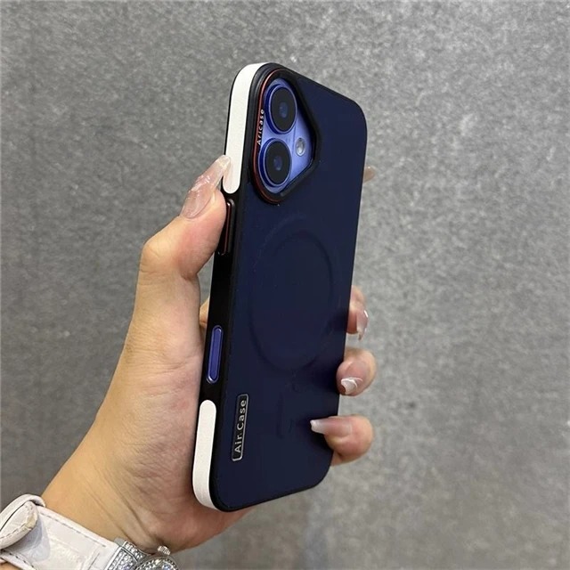 Luxury Magnetic MagSafe Leather Phone Case for iPhone 16/15/12 Pro Max