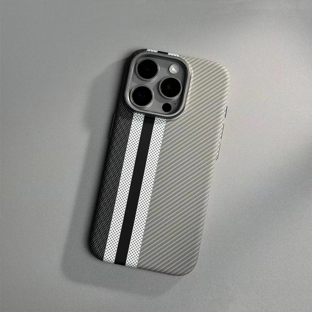 Luxury Kevlar MagSafe Case for iPhone 17 16 15 14 13 Pro Max