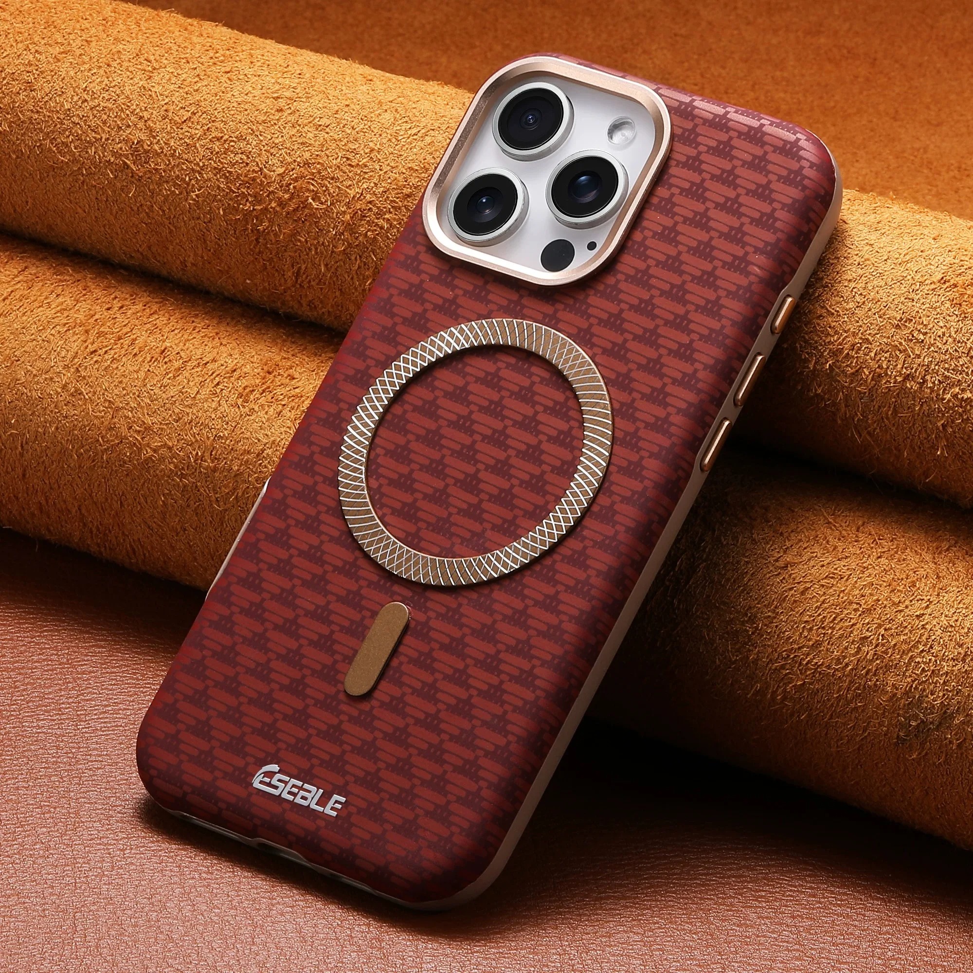 Luxury Leather MagSafe Case for iPhone 17-13 Pro Max | Wireless Charging