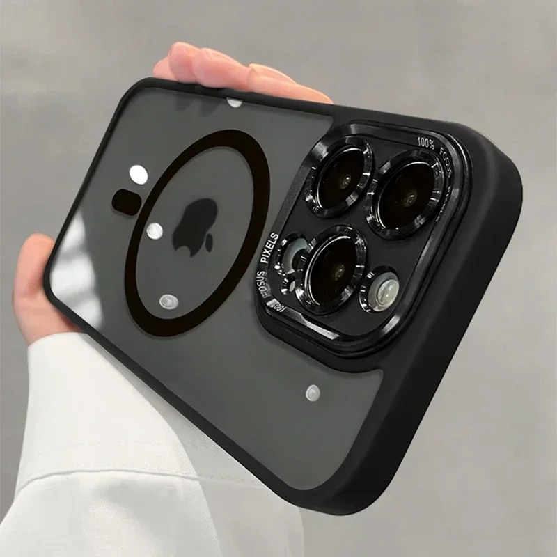 Luxury Magnetic iPhone Case - Metal Lens Protection for iPhone 17-11