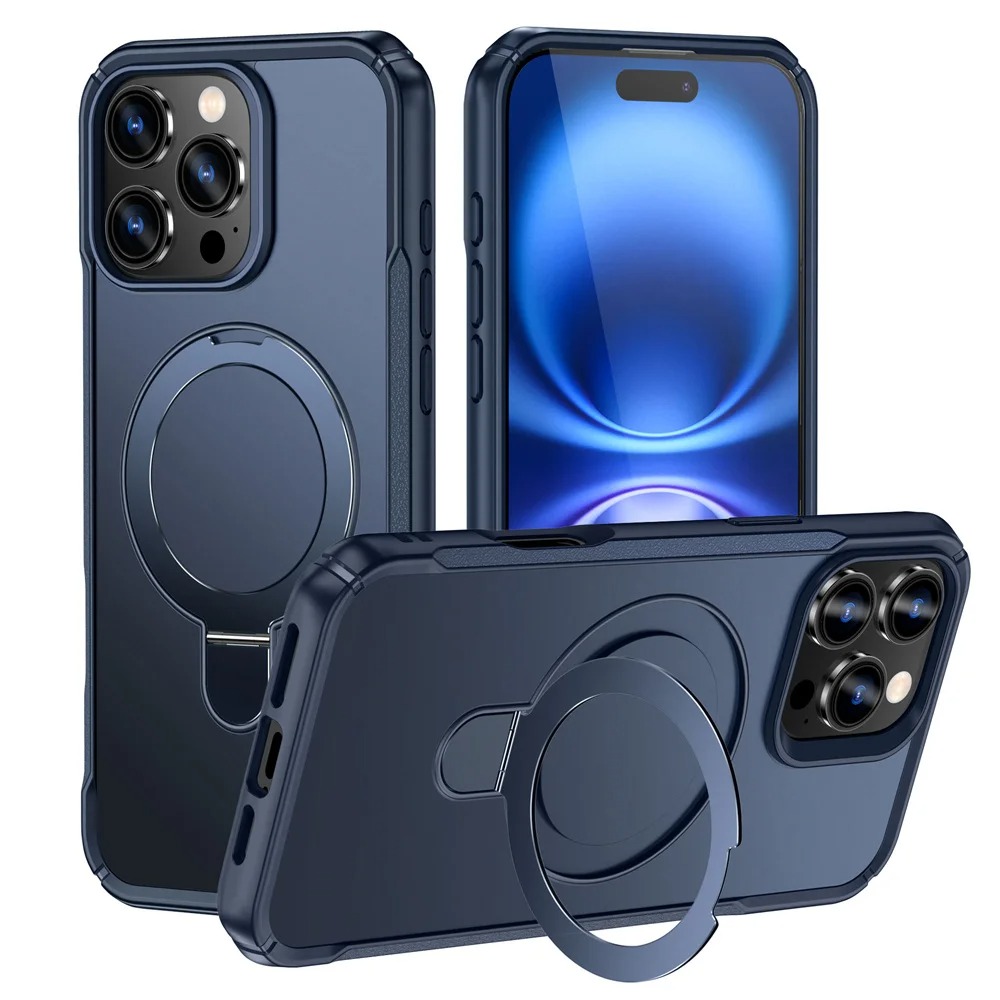 MagSafe Wireless Charging Foldable Stand Case for iPhone 15/14/13/12 Pro Max