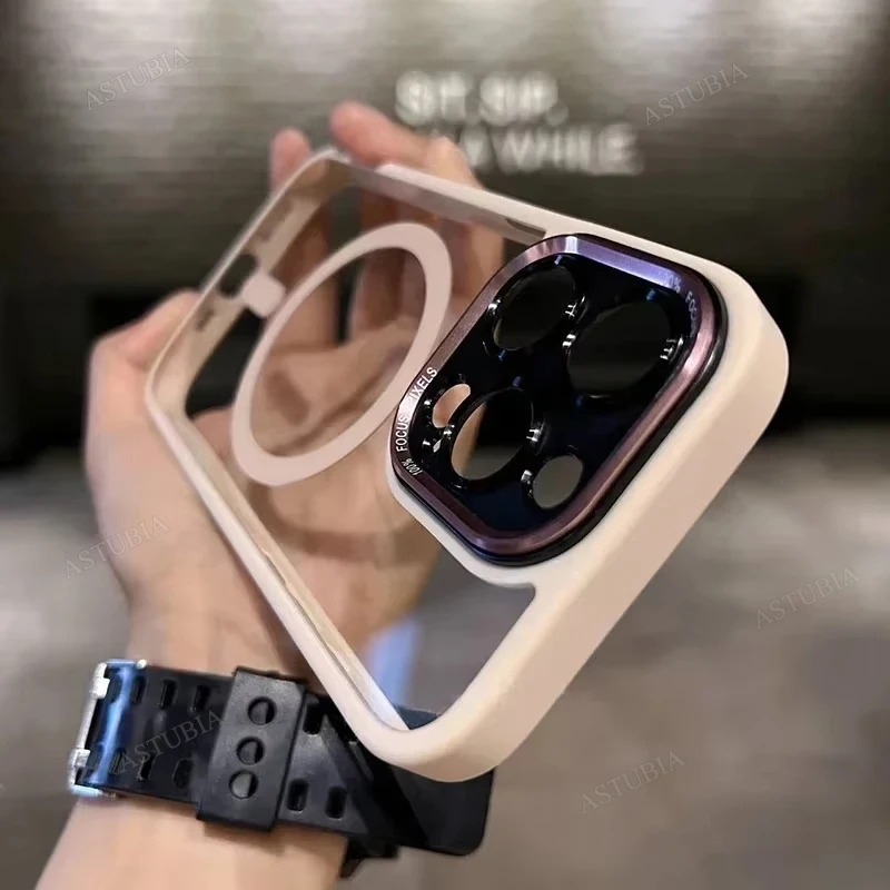 Luxury Magnetic iPhone Case - Metal Lens Protection for iPhone 17-11