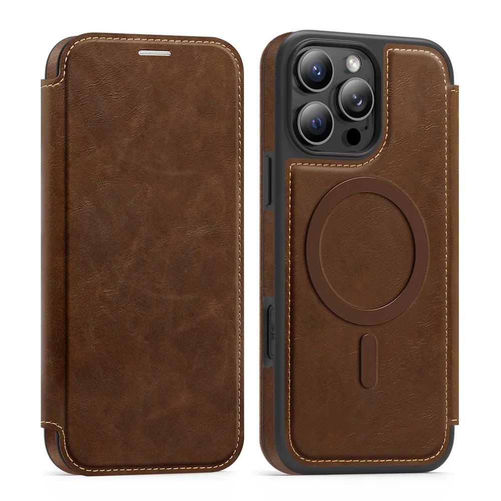 Premium iPhone Wallet Case with Magnetic Flip - Pro Max Series