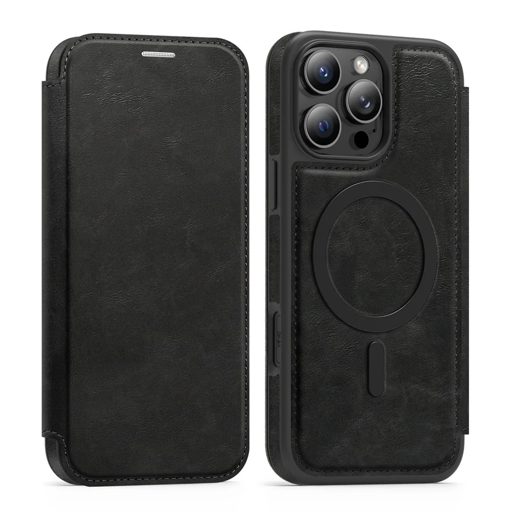Premium iPhone Wallet Case with Magnetic Flip - Pro Max Series
