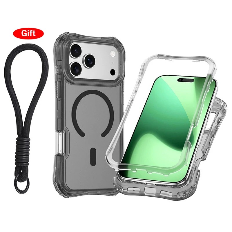 3-in-1 Magnetic Clear Case for iPhone 17/16/15/14 Pro Max - Armor Protection thumbnail 6