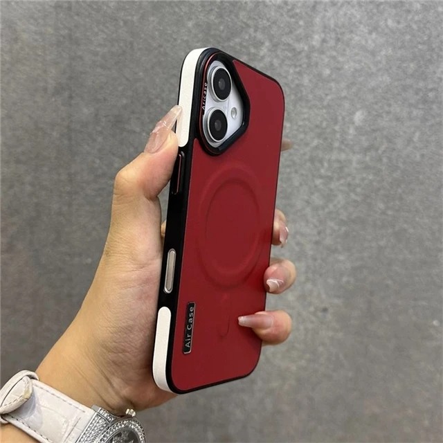 Luxury Magnetic MagSafe Leather Phone Case for iPhone 16/15/12 Pro Max