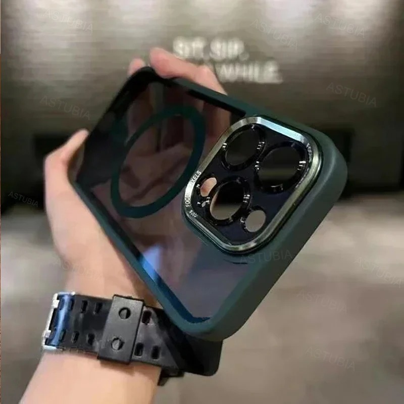 Luxury Magnetic iPhone Case - Metal Lens Protection for iPhone 17-11